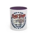 Best Yaya of the Year Accent Coffee Mug — Gift for Grandmother, Mother's Day Cup