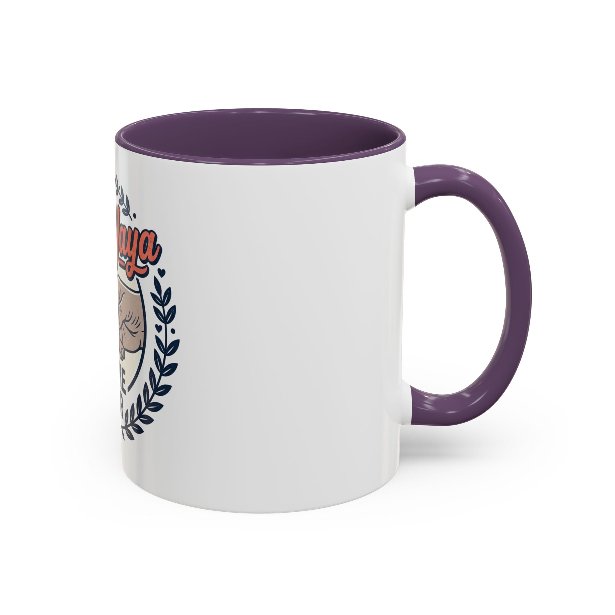 Best Yaya of the Year Accent Coffee Mug — Gift for Grandmother, Mother's Day Cup