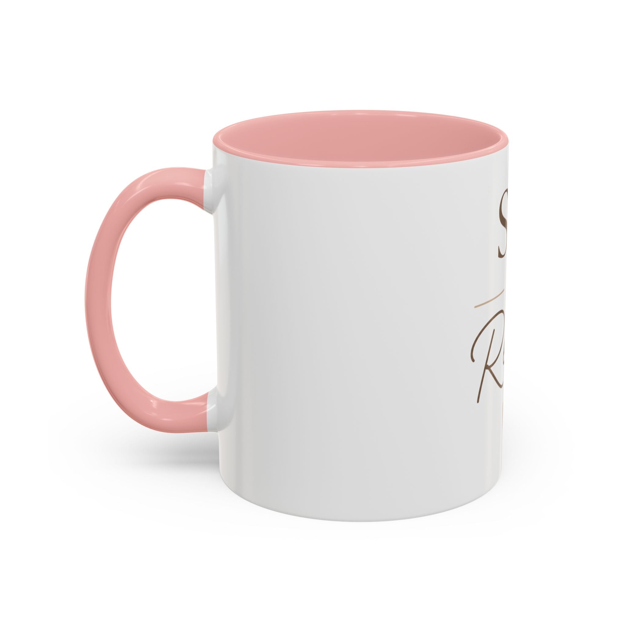 Sip & Relax Accent Coffee Mug — Ceramic 11/15oz