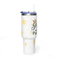 40oz Vacuum Tumbler – “Pretty with Purpose” Sparkle Travel Mug