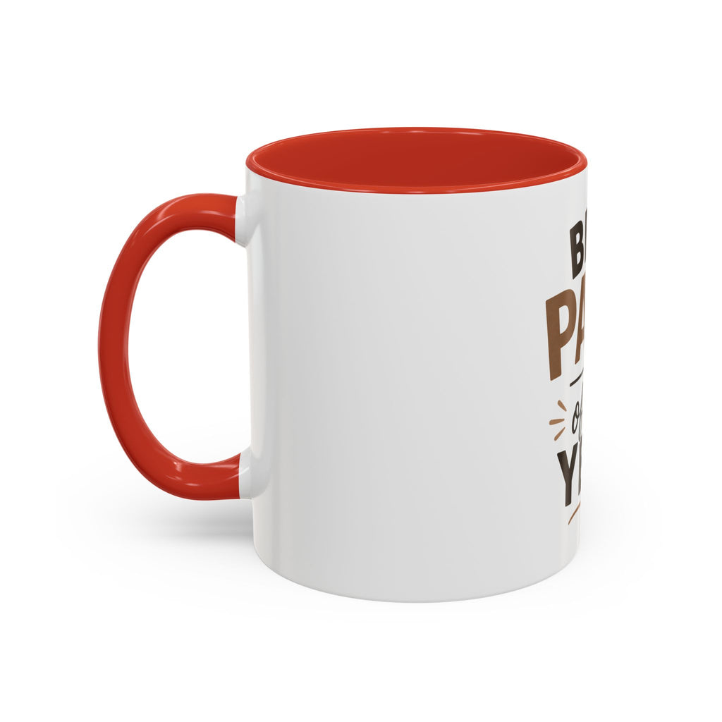 Best Papa of the Year Accent Coffee Mug — Father’s Day Gift