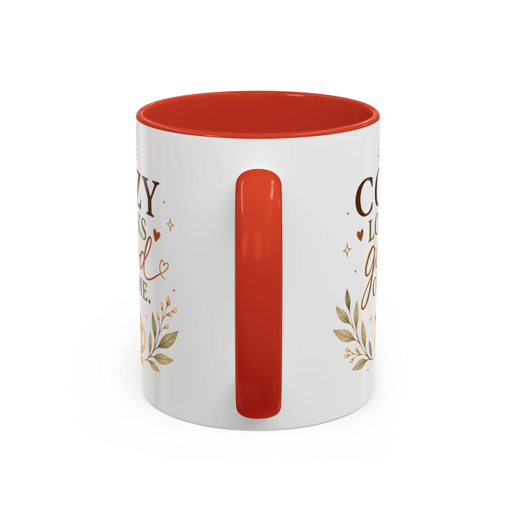 "Cozy Looks Good On Me" Accent Coffee Mug