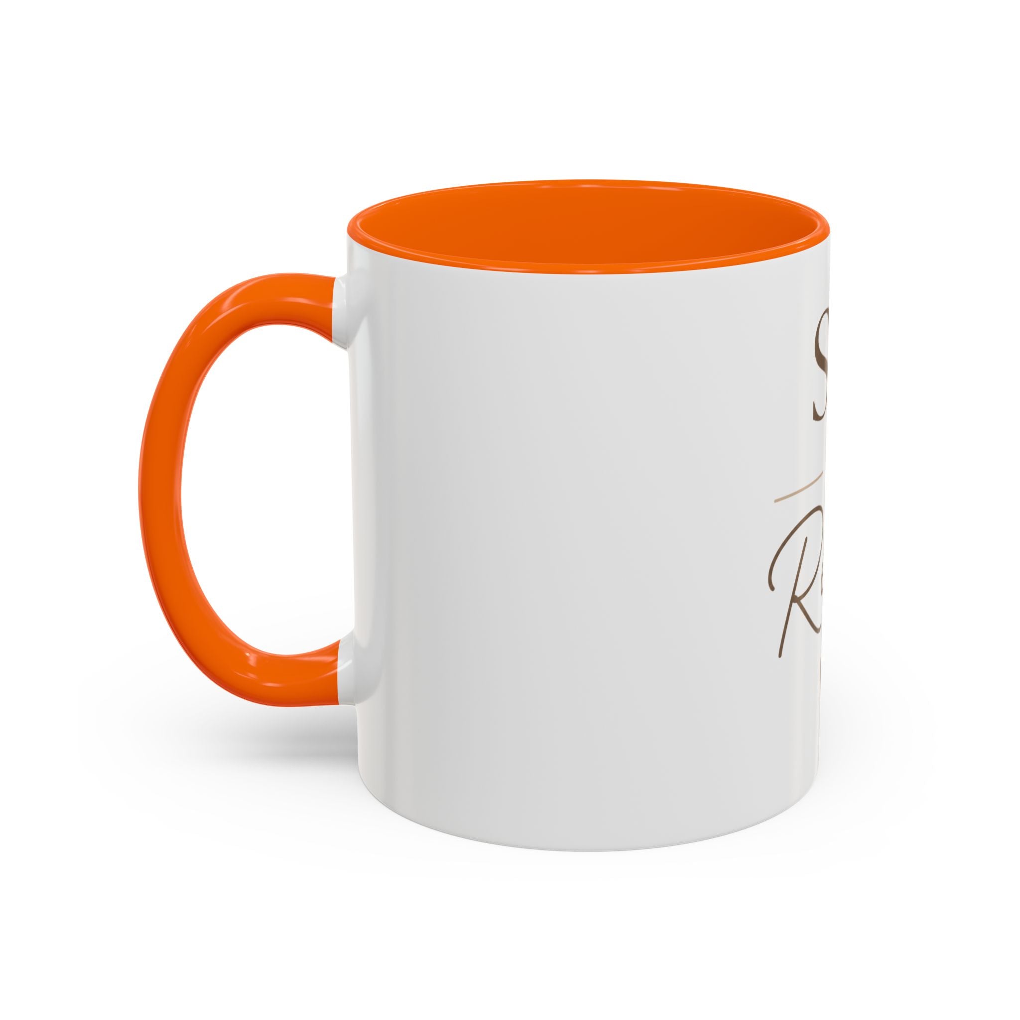 Sip & Relax Accent Coffee Mug — Ceramic 11/15oz