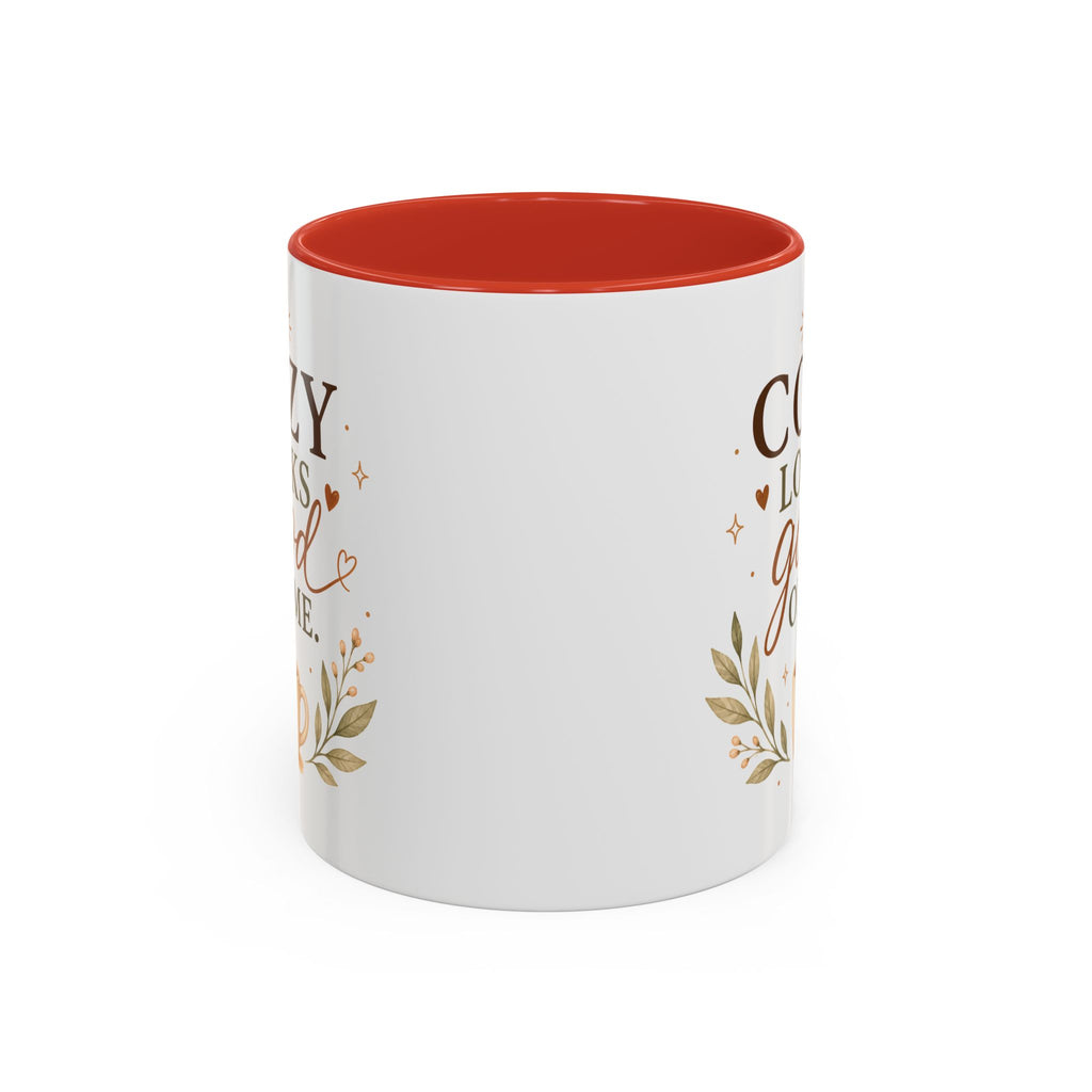 "Cozy Looks Good On Me" Accent Coffee Mug