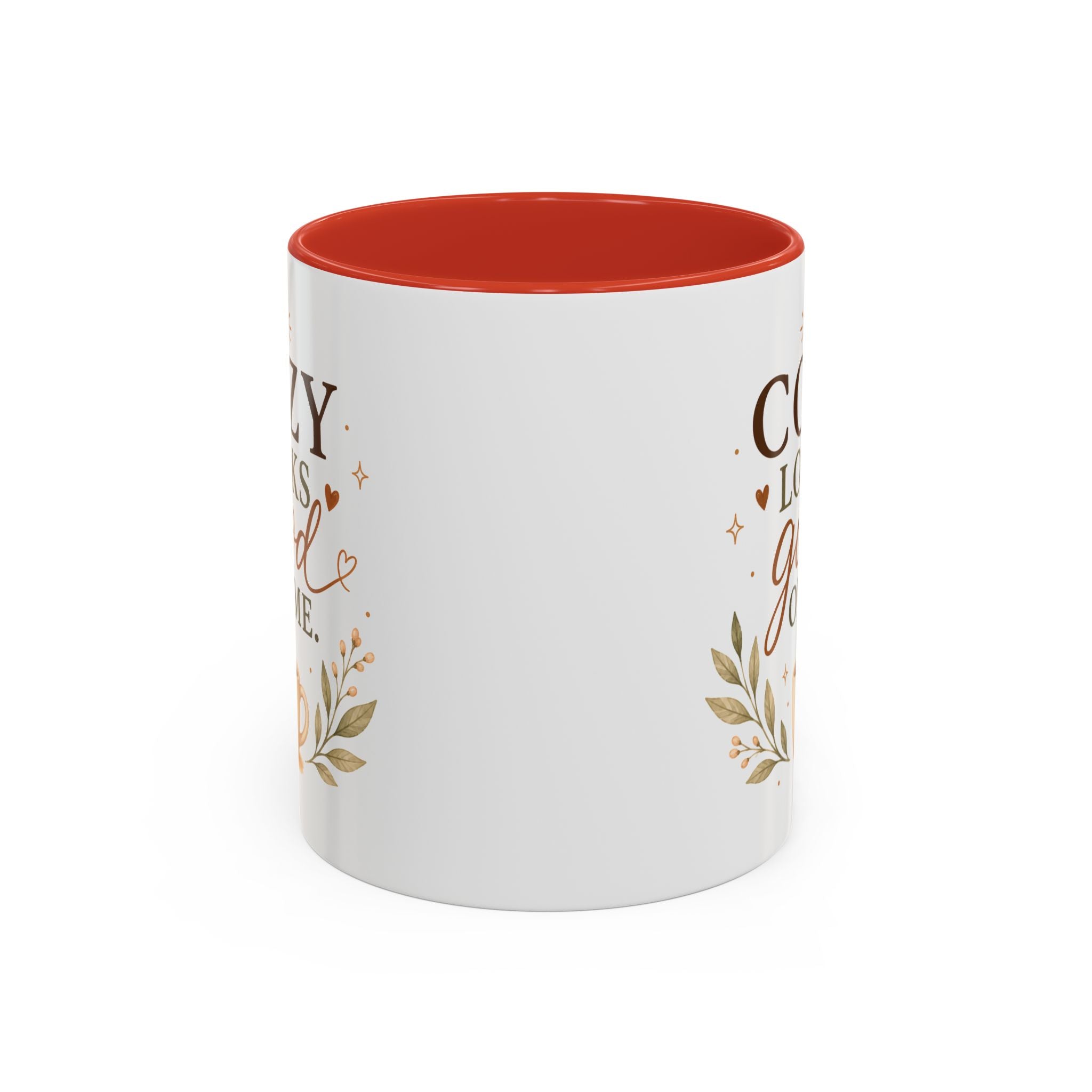 "Cozy Looks Good On Me" Accent Coffee Mug