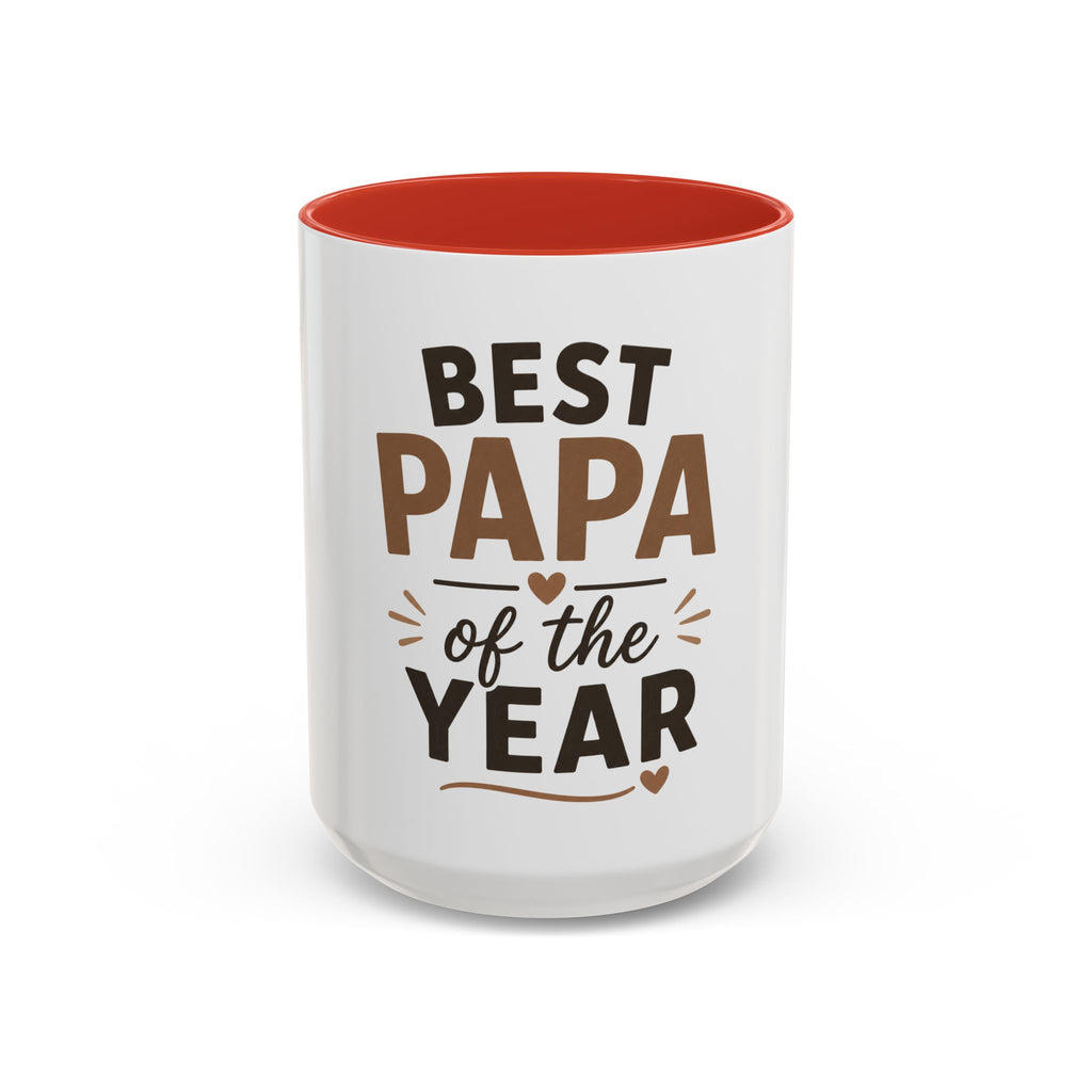 Best Papa Coffee Mug – Father's Day Gift Accent Ceramic Cup for Grandpa