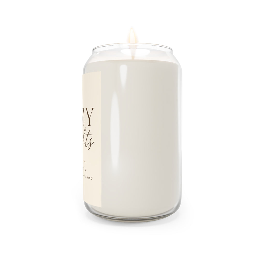 Cozy Nights Soy Candle — Vanilla Bean Scent (13.75oz)