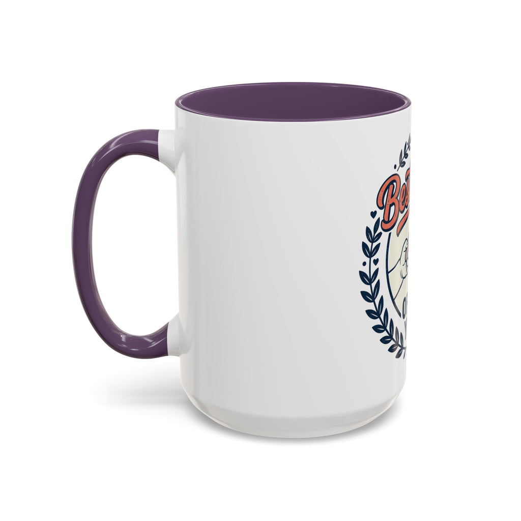 Best Yaya of the Year Accent Coffee Mug — Gift for Grandmother, Mother's Day Cup