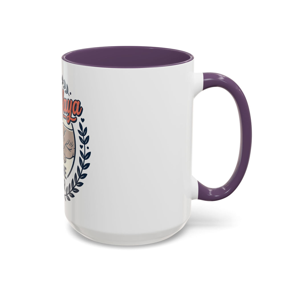 Best Yaya of the Year Accent Coffee Mug — Gift for Grandmother, Mother's Day Cup