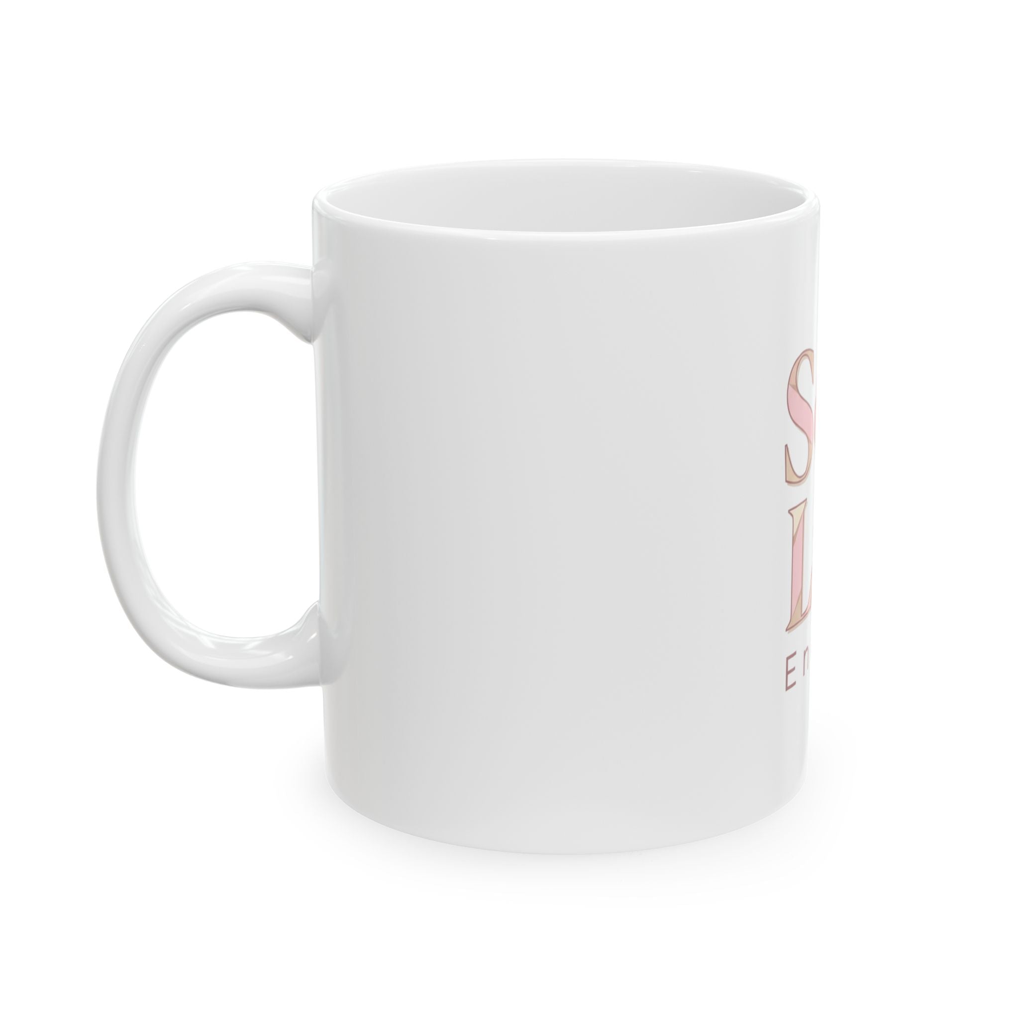 Soft Life Energy Ceramic Mug — Pastel Aesthetic 11oz & 15oz Coffee Cup