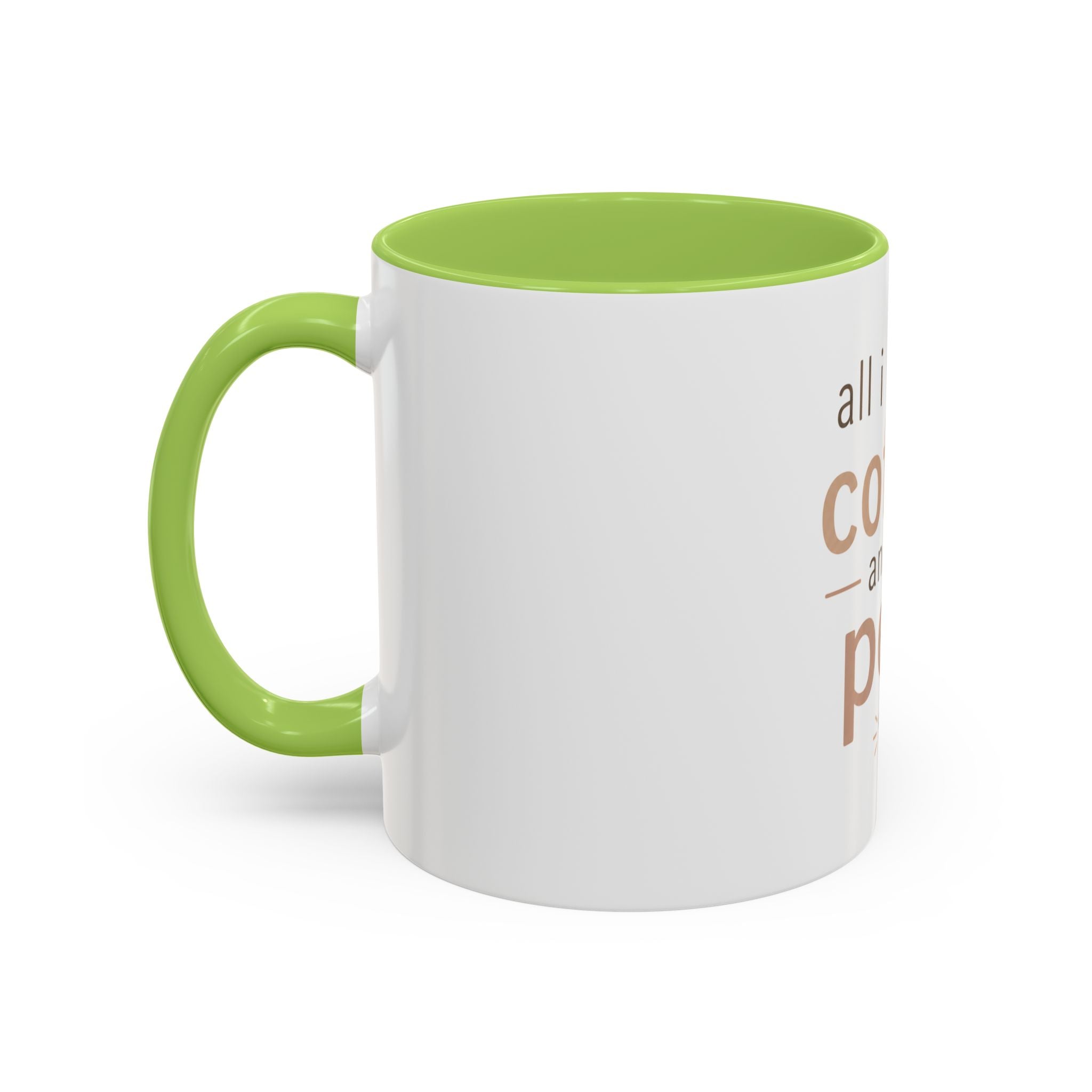 Coffee & Pets Mug — “All I Need Is Coffee and My Pets” Accent Ceramic Mug