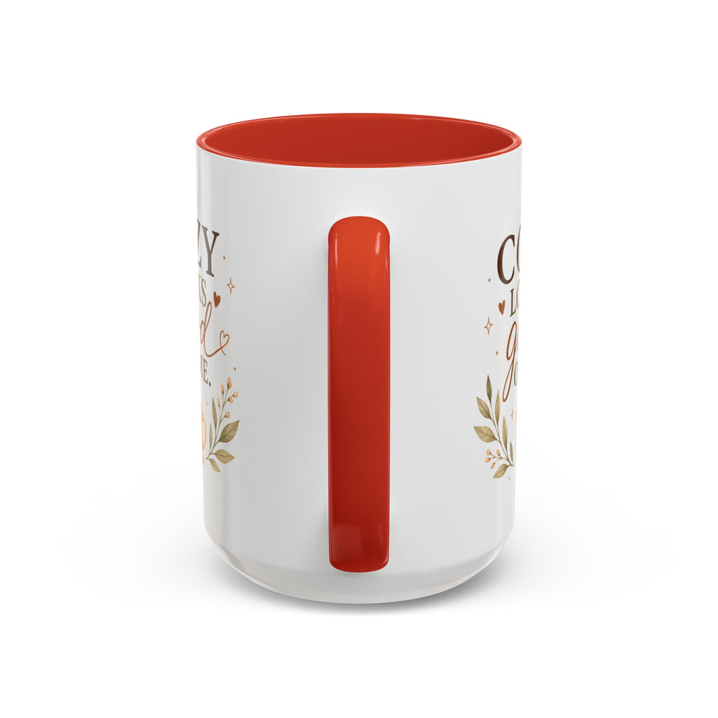 "Cozy Looks Good On Me" Accent Coffee Mug
