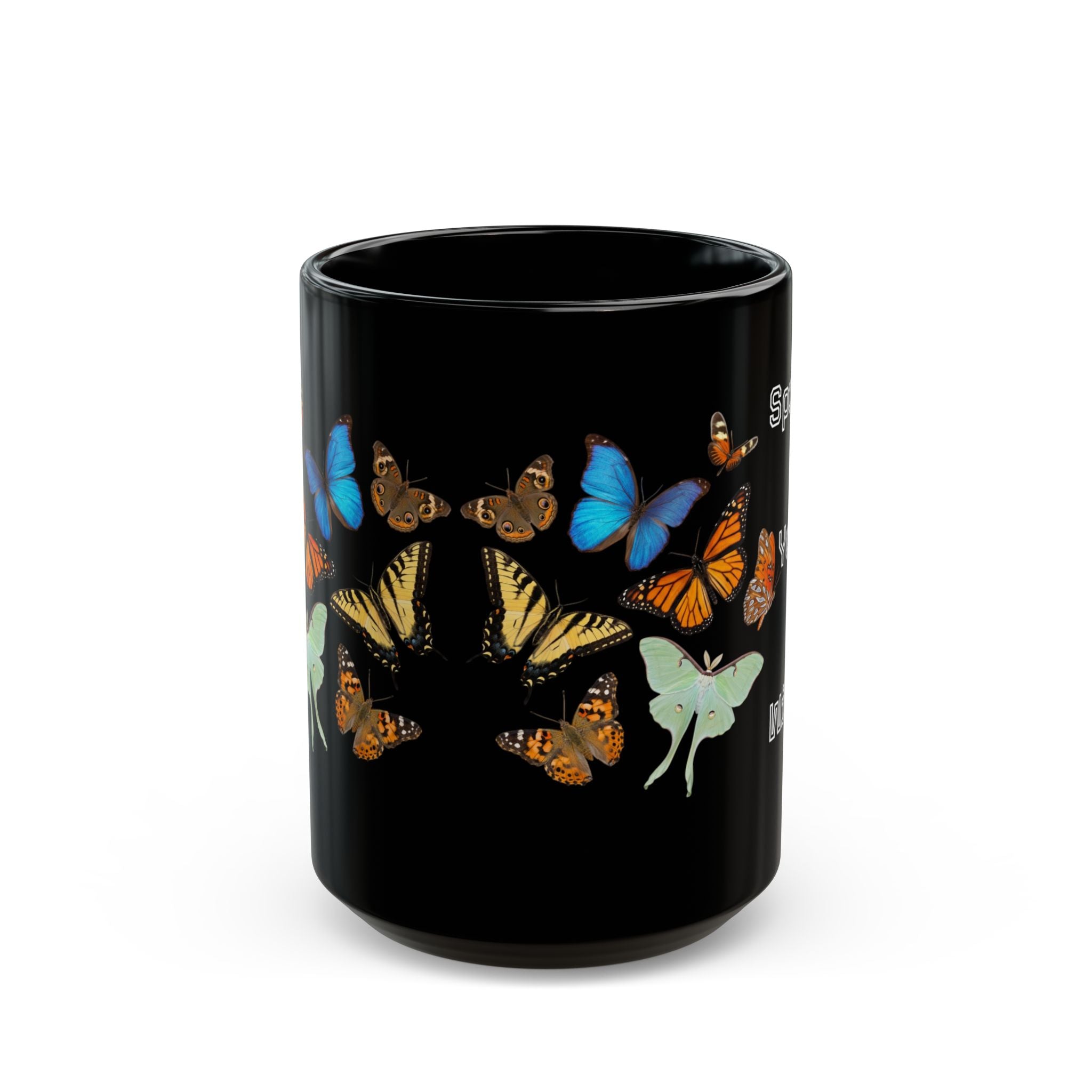 Butterfly Inspirational Mug – "Spread Your Wings" Motivational Coffee Cup