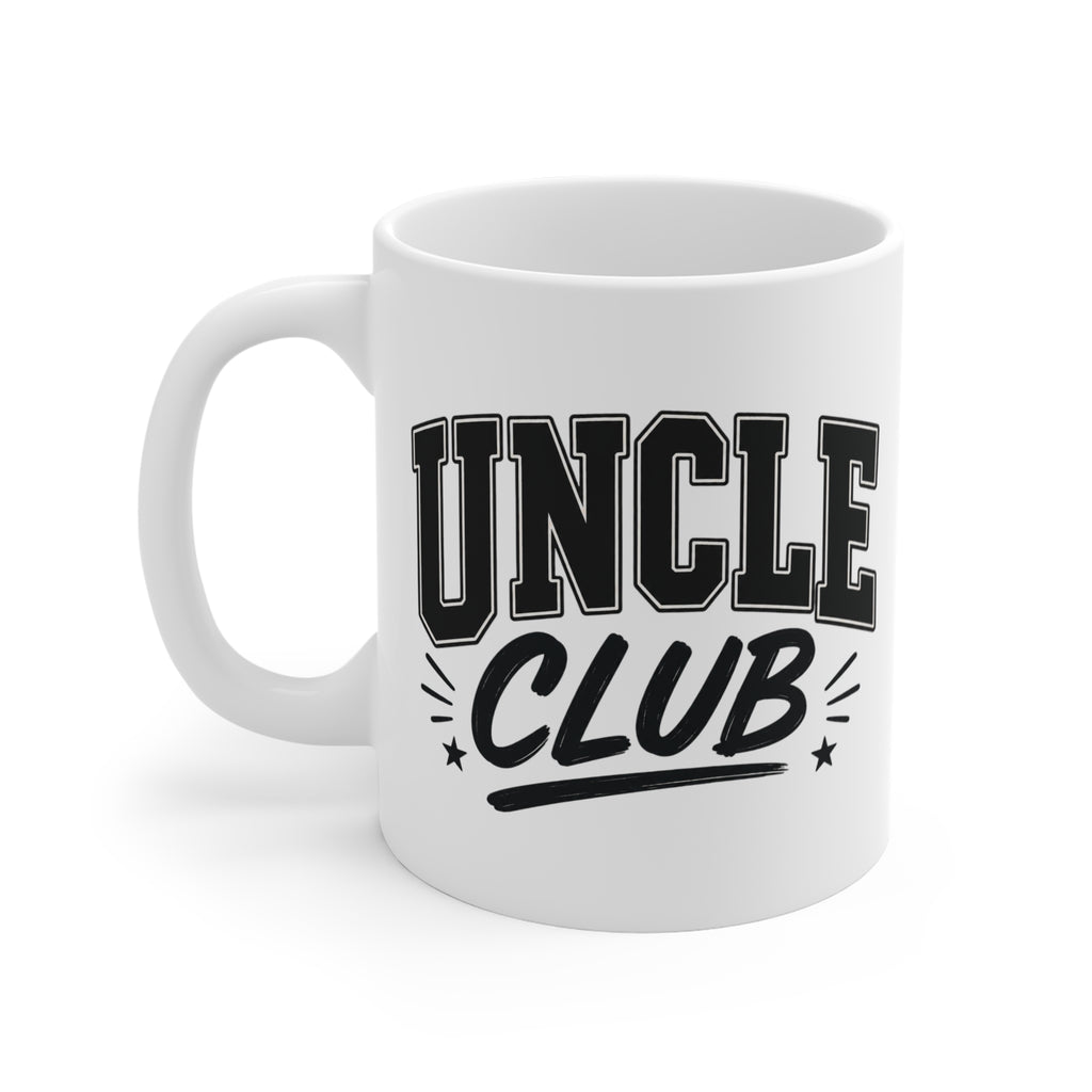 Uncle Club 11oz Coffee Mug — Bold Classic Gift for New & Proud Uncles