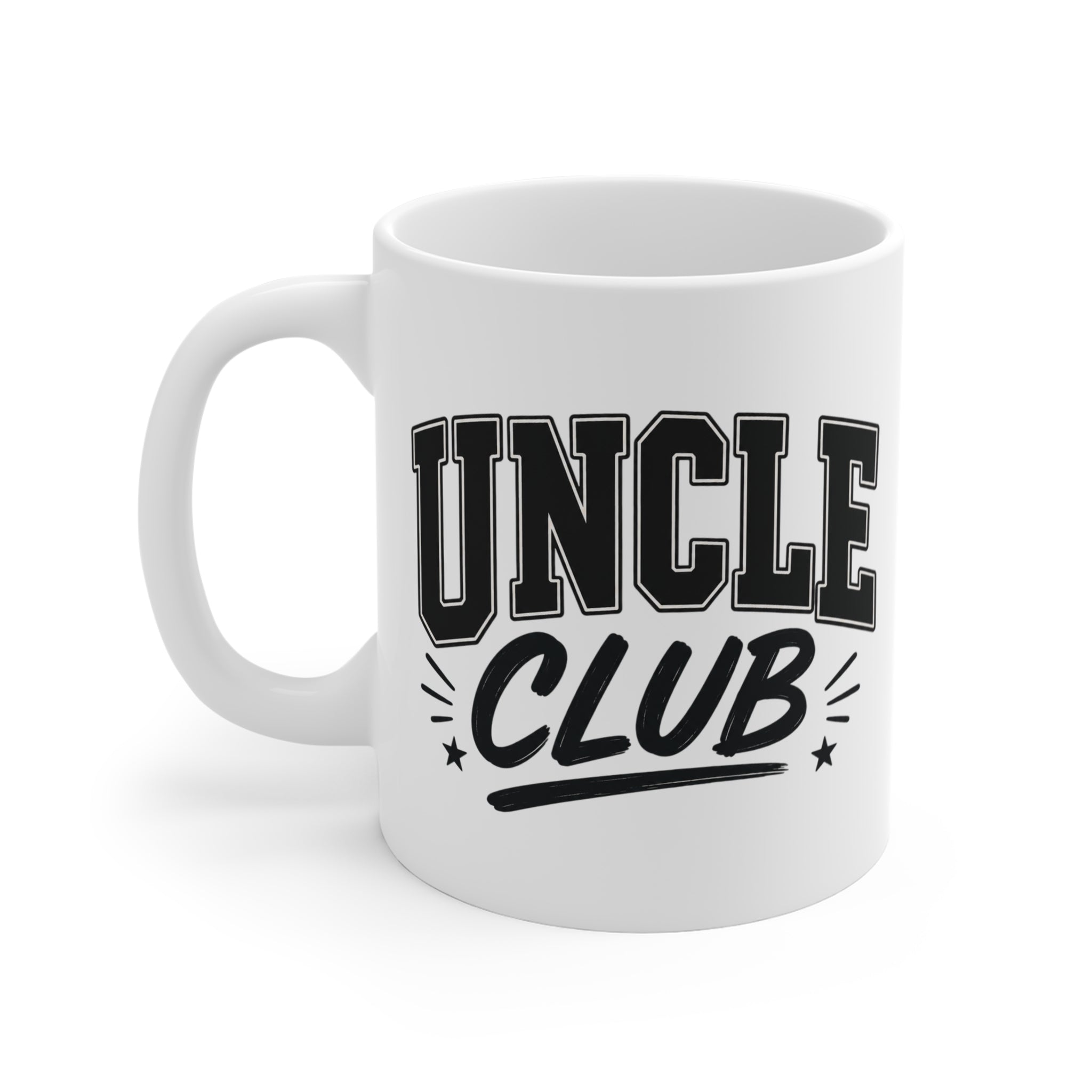 Uncle Club 11oz Coffee Mug — Bold Classic Gift for New & Proud Uncles