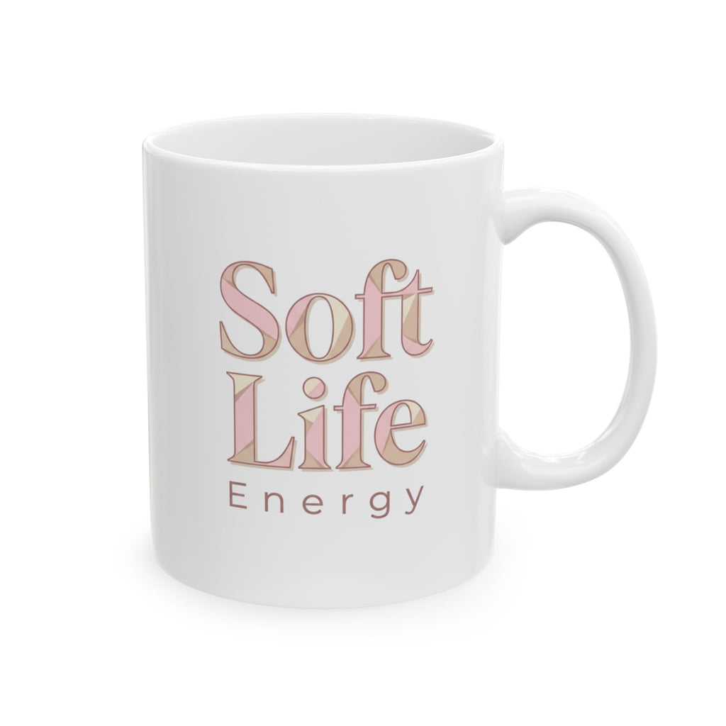 Soft Life Aesthetic Mug – Pastel Self-Care Coffee Cup