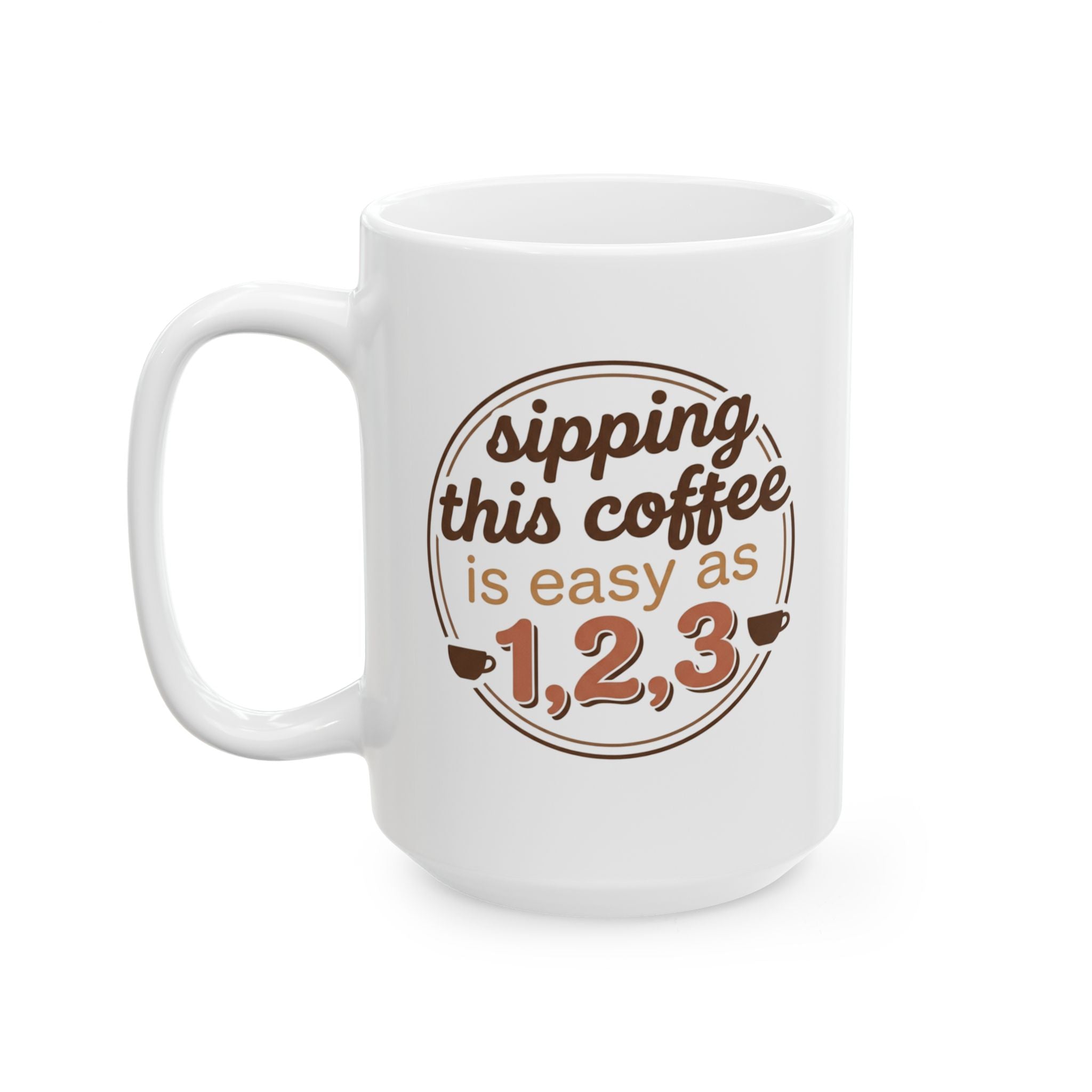 Coffee Mug - "All I Need is Coffee and Jesus" Ceramic Tea Cup (11oz, 15oz)
