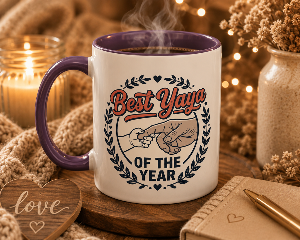 Best Yaya Coffee Mug – Grandmother Gift for Mother's Day Accent Cup