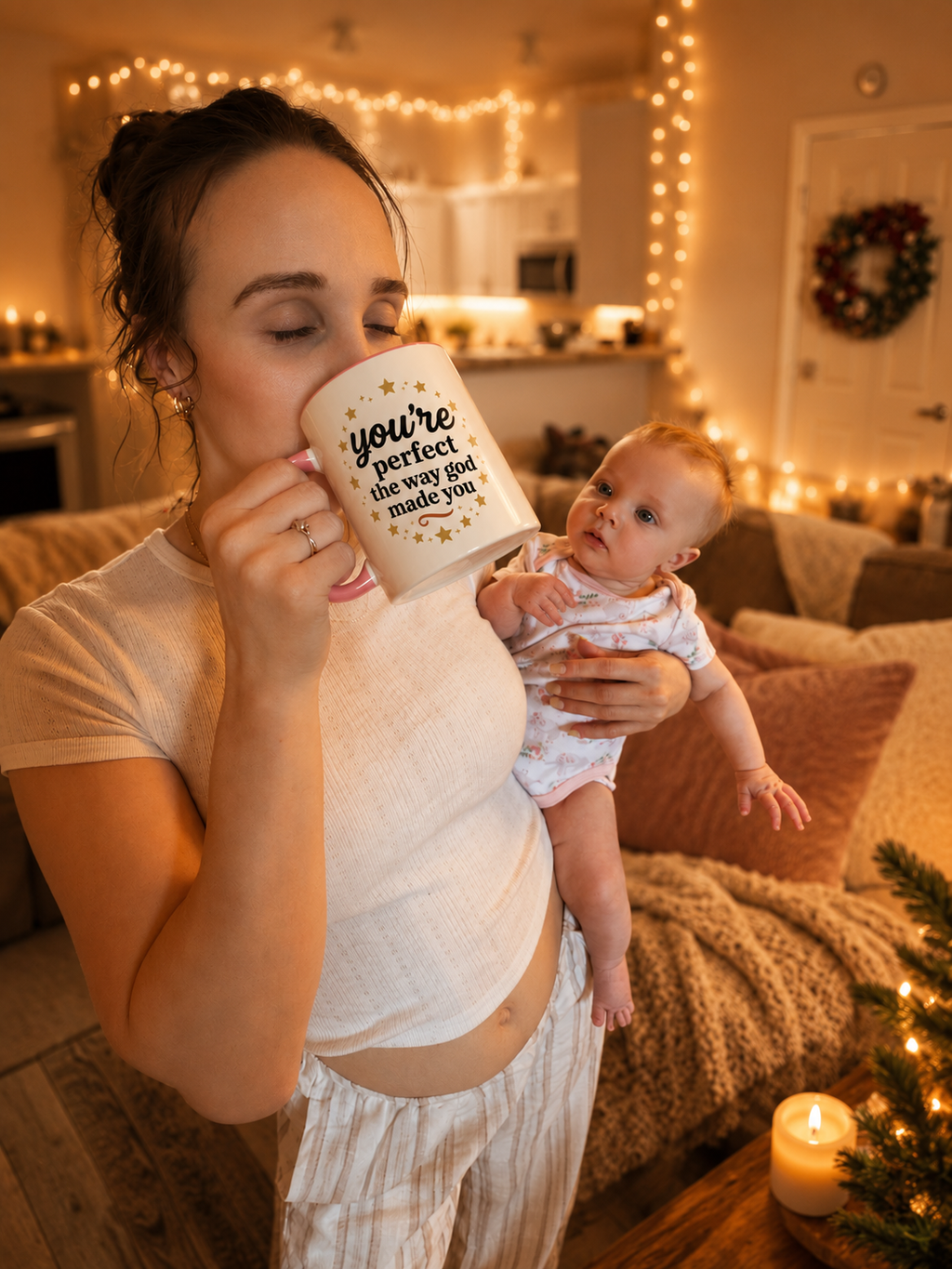 Your Perfect Mug — "Your Perfect the Way God Made You" Inspirational Coffee Mug (11/15oz)